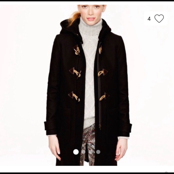 JCREW Italian Wool Stadium Cloth toggle Coat - Picture 2 of 5